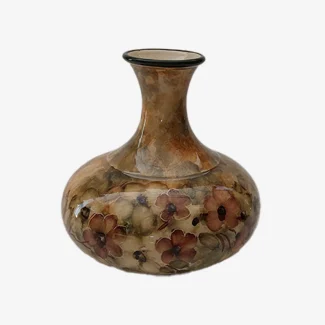 Garden Harmony Persian Vase – Handcrafted Floral Design