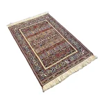 Handwoven Moharamat Persian rug with earth tone color03