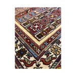 Handwoven Moharamat Persian rug with earth tone color04