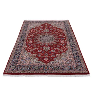 Hamedan 40 Raj Handwoven Carpet, Pardeh Size02