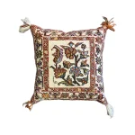 Handwoven Floral Bouquet Pattern Cushion