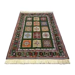 Handwoven Kheshti Rug with Colorful Mosaic Pattern02