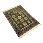 Handwoven Kheshti Rug with Colorful Mosaic Pattern03