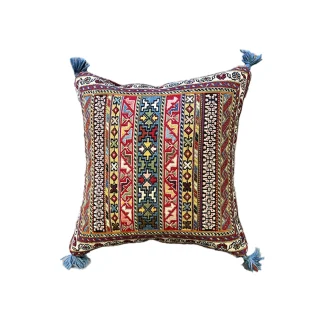 Handwoven Moharamat Motif Cushion with Intricate Design