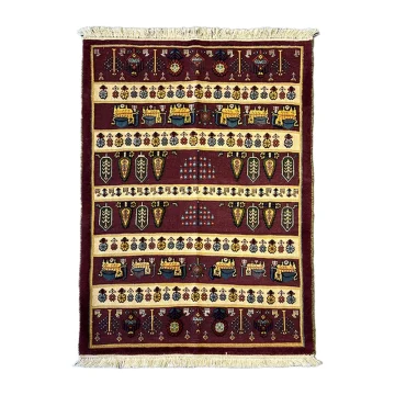 Handwoven Moharamat with Animal Stripe Design Kilim