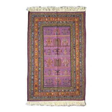 Handwoven Purple Meadow Rug01