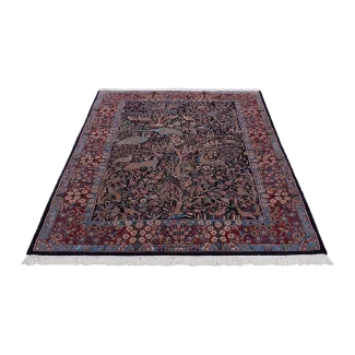 Kerman 40 Raj Handwoven Carpet, pardeh size02