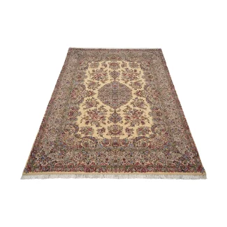 Kerman 45 Raj Handwoven Carpet, 6 Square Meter Style02