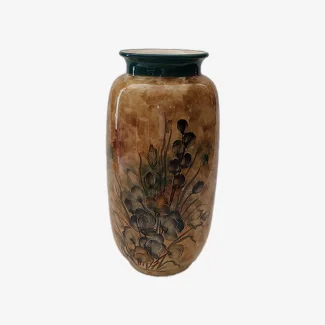 Mystic Meadow Persian Vase – Handcrafted Floral Design