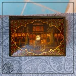 Papier-Mâché Box with Historical Landmark Miniature Painting04