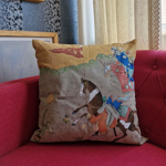 Persian Battle Scene Cushion