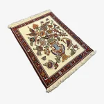 Persian Handwoven Floral Rug with Bird Motif03