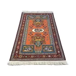 Persian Handwoven Rug with Floral and Vase Design02