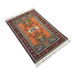 Persian Handwoven Rug with Floral and Vase Design03