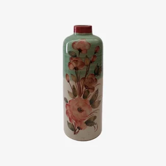 Spring Blossom Persian Vase – Handcrafted Floral Design