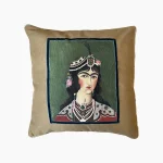 Traditional Persian Prince Portrait cushion01