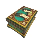 Walnut Wood Box with Qajar Princes Miniature Painting01