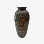 Woodland Charm Persian Vase – Floral Handcrafted Art