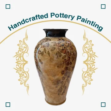 handcrafted pottery painting