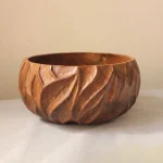 Handmade Autumn Walnut Bowl01