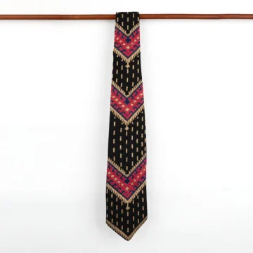 Hand-Embroidered Balochi Necktie – Shirabad Signature Design