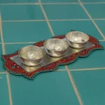 Handmade Copper Serving Dish with Enamel Pateh Painting03