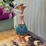 Handmade Copper Vase with Enamel Painting01