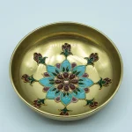 Handmade Enamel Brass Bowl01