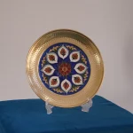Handmade Enamel Brass Plate03