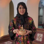 Handmade Wooden Candy Dish with Tazhib Painting02