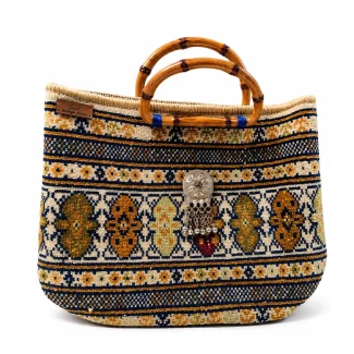 Handmade Carpet Bag Persian Heritage Pattern