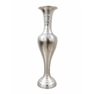 Handmade Engraved Metalwork Brass Vase