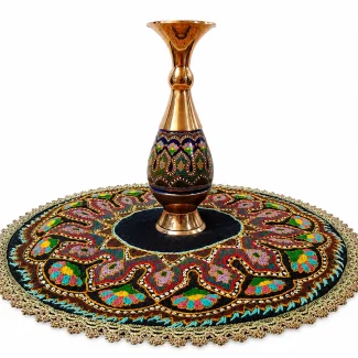 Handmade Pateh and Copper Set Spring blossom