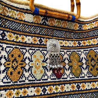 Handmade Carpet Bag Persian Heritage Pattern