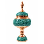 Handmade Turquoise Inlaid Copper Chocolate