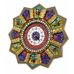 Handmade Khatam Kari Wall Clock